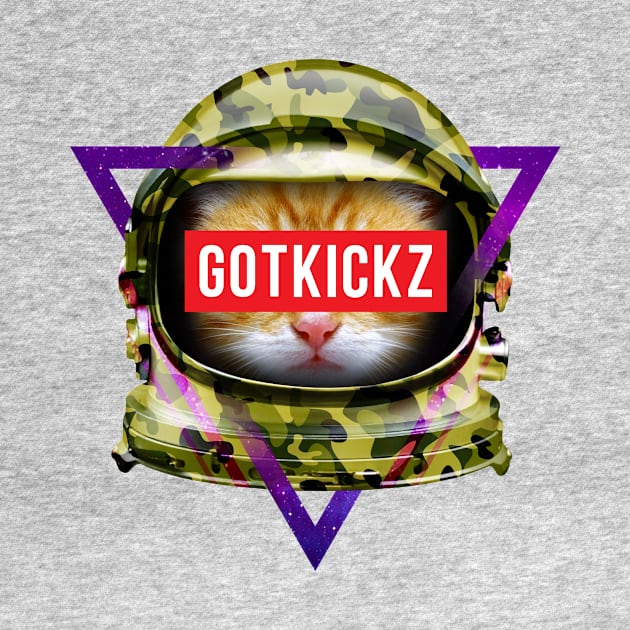 GOTKICKZ (Kitty in Space Green Camo Edition) by GOTKICKZ